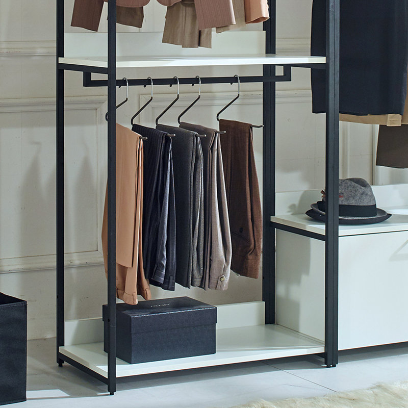 Freestanding Walk in Closet System with Metal Frame