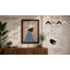 Cowboy in Profile Modern - Framed Print-299517411-299517438