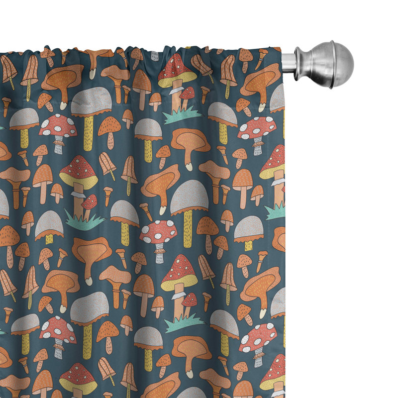 Rideaux à 4 panneaux East Urban Home, L 56 po x L 84 po
