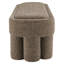 Banc ovale en tissu Mossi-1412025154