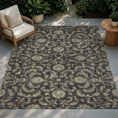 Tapis Chantille ACN3078 Global, lavable à la machine, intérieur/extérieur