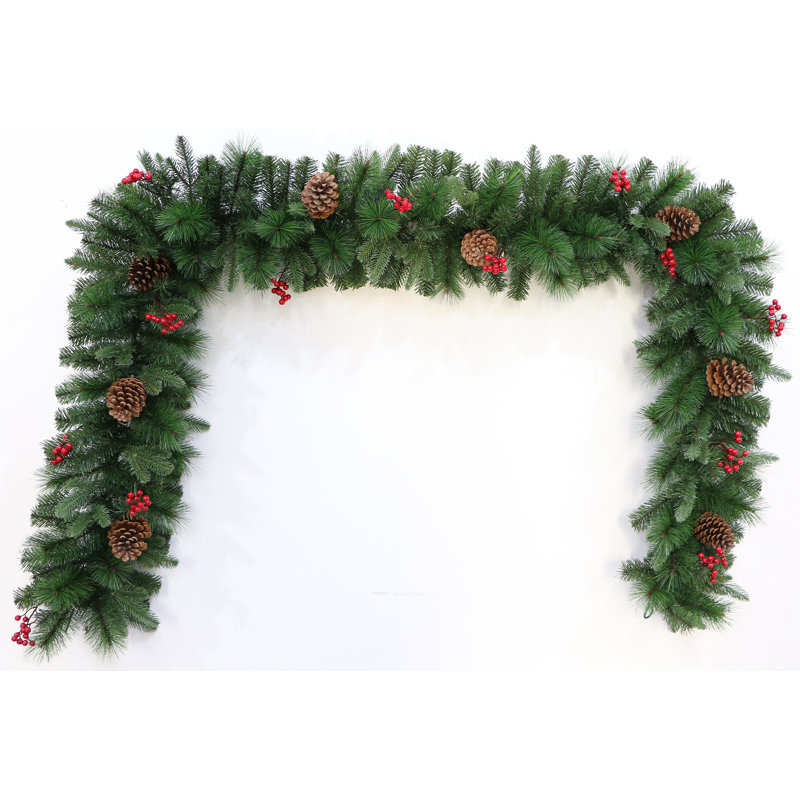 Guirlande de Noël en pin mélangé naturel