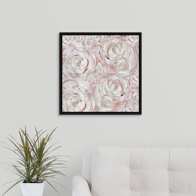 « rosé double iii », peinture sur toile