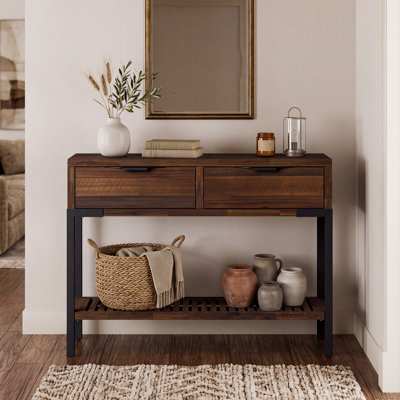 Console en bois massif 43 po Miller
