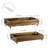 2 Piece Rolling Underbed Organizer Storage Bins Set