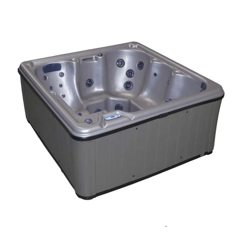 Spa carré en plastique avec 31 jets et ozoniseur pour 6 personnes Cyanna Valley Spas Supreme, Taupe, Opale