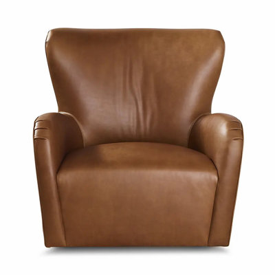 Zeus Leather Wingback Chair