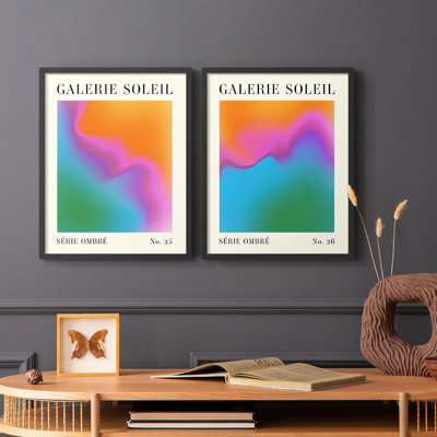 Reproduction encadrée Gallerie Gradient I-Premium - prête à être accrochée - aucun clou requis - aucun clou requis