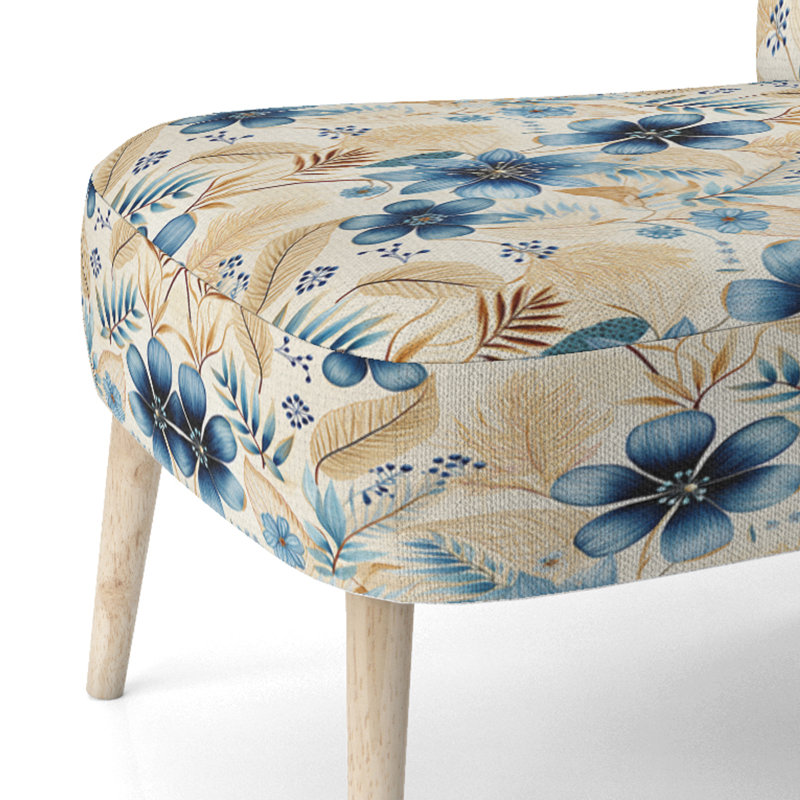 Chaise d'appoint d'appoint rembourrée Boho