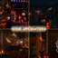 LED Neon Orange Bat Flying Effect Signs Holloween Home Decor 