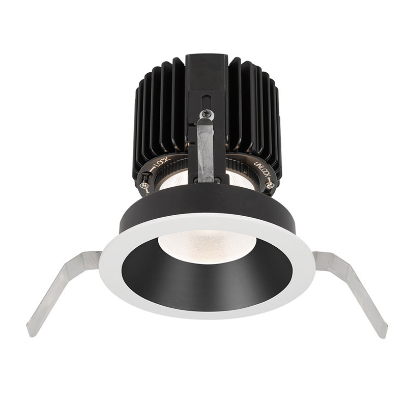 Ensemble d’éclairage encastré à del 5,75" remodel Volta, Noir / Blanc