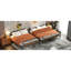 Lit superposé double au-dessus de grand lit double, confortable et sécuritaire, en métal, lit superposé noir, capacité de lit inférieur de 600 lb,