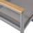 Patio Dining Chair 2, Grey, Aluminum Mesh Seat And Back, Rust- Frame, Contemporary Outlook Outdoor Pair  2  - Grey With Faux Handles Seat/Back Feature-773605010