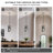 1-Light Modern Glass Pendant Light, 8.66"W Gray-121671723