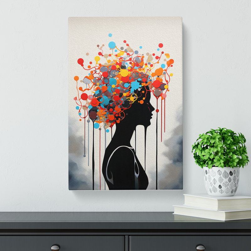 Woman Neo-Plasticism - No Frame Print, 50cm H x 35cm W x 3cm D