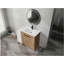 Meuble-lavabo autoportant de 42 po avec lavabo en céramique et armoires de rangement, porte à fermeture douce, armoire combinée 02430IMO + 0312, ensemble KD-1960700682-1960700681-1960700684