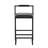 Elegant PU Leather Upholstered Bar Stool Set Of 2 With Backrest And Footrest For Comfortable Seating-894836480