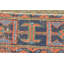 Tapis en laine, tapis Oushak, tapis turc, tapis bleu neutre, petits tapis de 2,9 x 3,8 pi, tapis rétro