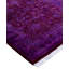 Overdyed Hand-Knotted Wool Modern-Contemporary Purple Runner 2' 7" x 12' 2"