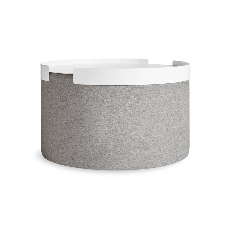 Plateau pour repose-pieds, Blanc, H 3 po x l 26 po x P 26 po