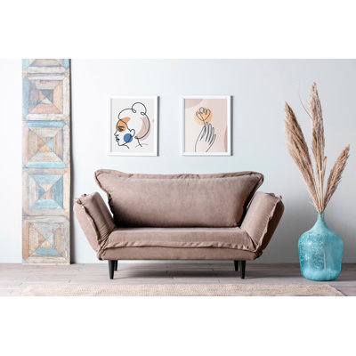 Frankie 78.74" Flared Arm Sleeper