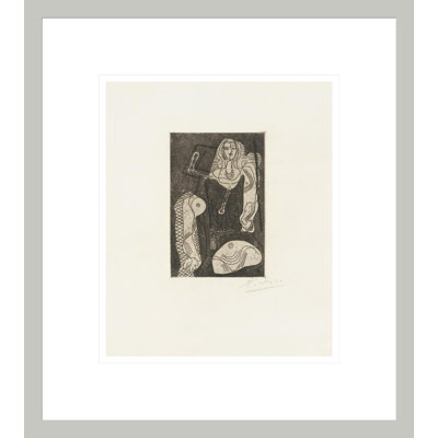 «Femme from Picasso Œuvres» par Pablo Picasso, impression giclée sur cadre