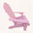 Wooden Adirondack Chair, Solid Hardwood