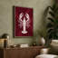 Heraldic Lobster Art Deco - Wrapped Canvas-1449057337-1449057339
