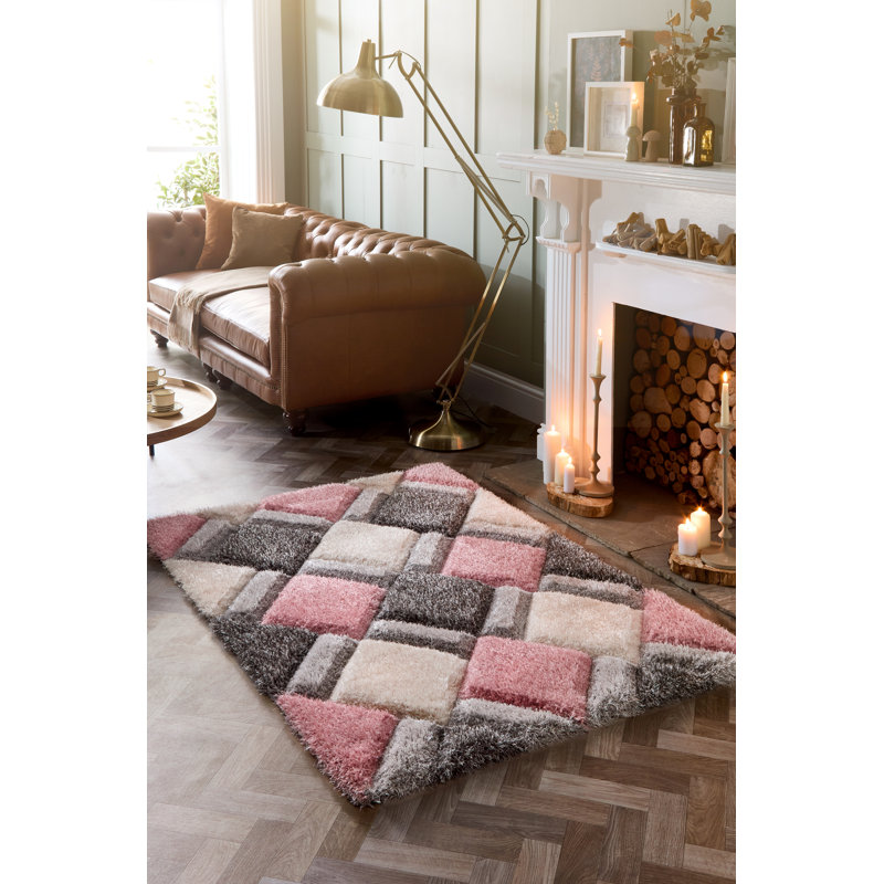 Bolsover Geometric Hand Woven Area Rug, Rectangle 160 x 230cm