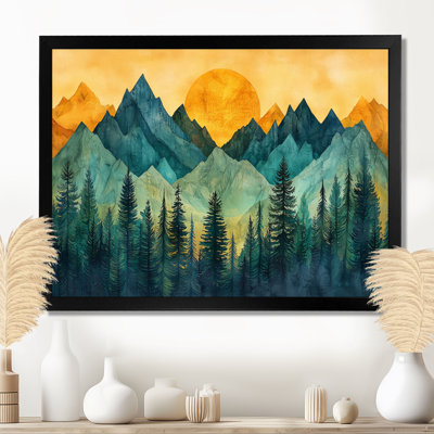 Goodill Alaska Forest Echoes In The Summit II - montagnes, art mural