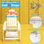 Chaise Adirondack pliante en plastique pour l'extérieur (4 pièces)-99306062