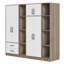 Armoire 6 portes avec 8 tablettes ouvertes-90939801