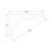 High Density Polyurethane, Primed White 3" H x 78 3/4" W x 4 5/8" D Crown