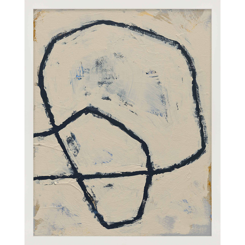 Twisted 6 Print by Jacques Pilon, 38" H x 30" W x 1.25" D, White Framed Paper