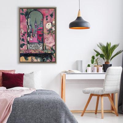 Cadre flottant London Spring Street View, design par Annabelle Hall
