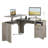 Daymen 55Inch Lift Top L Shaped Desk with Power Outlet, Fluted Computer Desk with File Drawer and shelf , Home Office Desk with Monitor Stand and Cable Management-1926812625