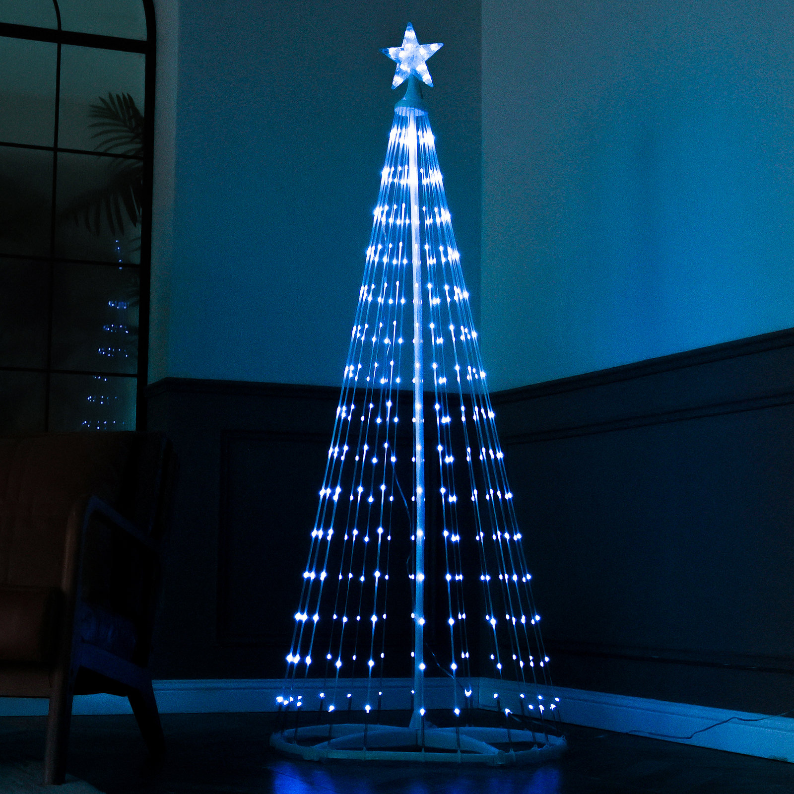 6 FT LED Christmas Tree Lighted Display