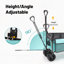 Chariot pliable à roulettes pliable avec roues-112369181