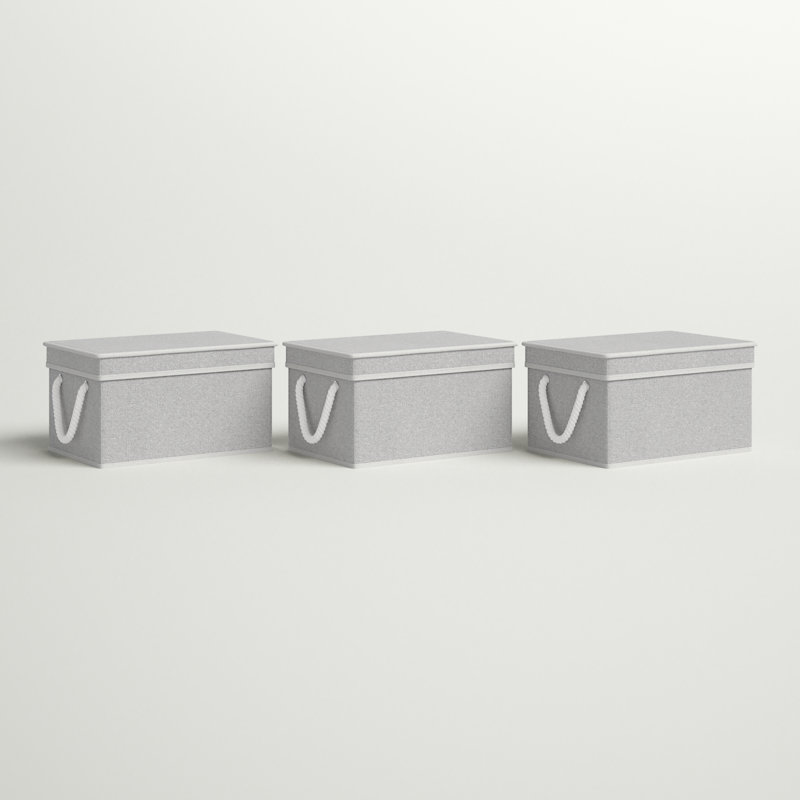 Fabric Storage Box Set with Lid