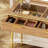 47.24" Makeup Vanity with 29.53" Lighted Mirror, 5 Drawers & Charging Station & 3 Light Modes-1537098258