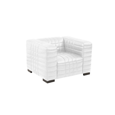 Demby Faux Leather Club Chair