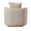 Gineverra Accent Chair - Biscotti/Ivory Gold
