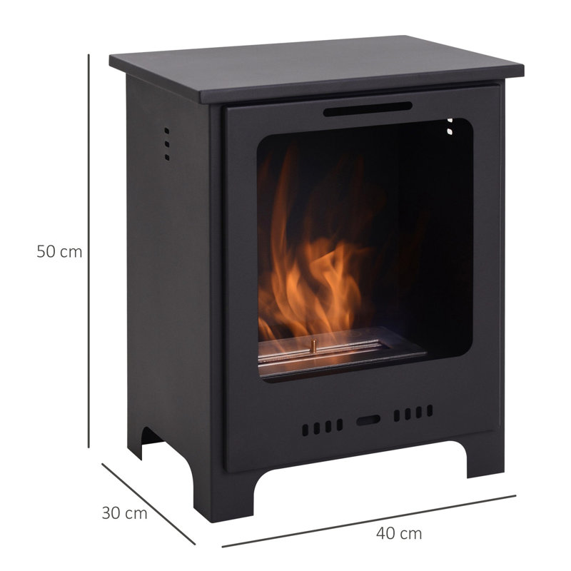 Coker Belfry Heating 40cm W Black Fireplace