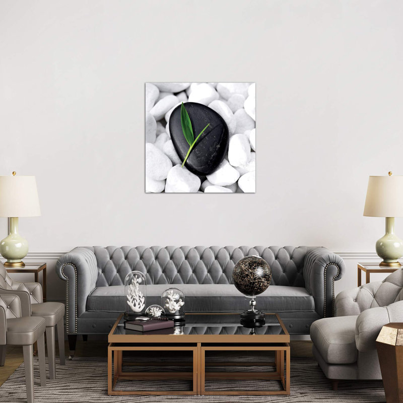 Zen Stone by PhotoINC Studio - Cannvas Print on Canvas, 45.72 cm H x 45.72 cm W, Wrapped Canvas