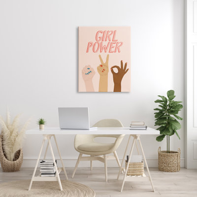 Girl Power Pop - Impression sur toile
