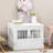 Dog Crate End Table With Triple Doors