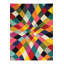 Northern Collection Multicolor Shapes Woven Base Decorative Rug-1423059181