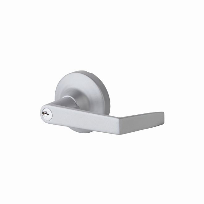 Keyed Door Lever, Aluminum