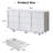 Catarina 59‚Äù Wide Modern 9 Drawer Dresser, Wooden Storage Chest Of Drawers,White-770600029