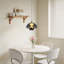 1 - Light Black LED Dome Pendant